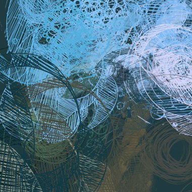 Vintage desenleri ile soyut arka plan