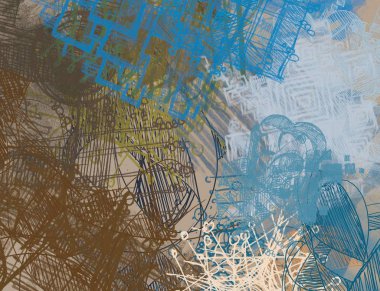 Metnin için alanı olan soyut arkaplan