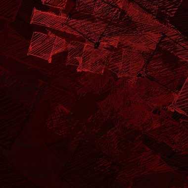 kırmızı ve beyaz desenleri ile soyut grunge arka plan