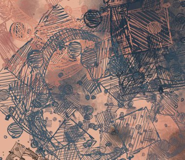 vintage desen ile soyut grunge arka plan