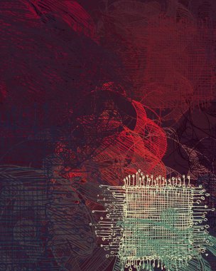 metin için alanı olan grunge arkaplanı