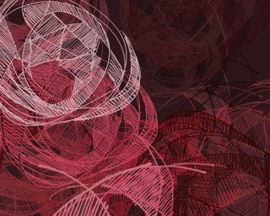 Metnin için alanı olan soyut fraktal arkaplan