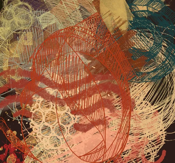 Vintage desenleri ile soyut arka plan