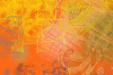 Renkli desenli soyut arkaplan