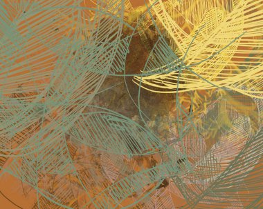 Metnin için alanı olan soyut arkaplan