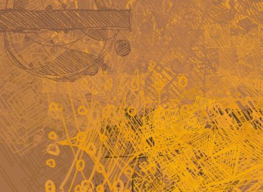 Vintage desenleri ile grunge arka plan