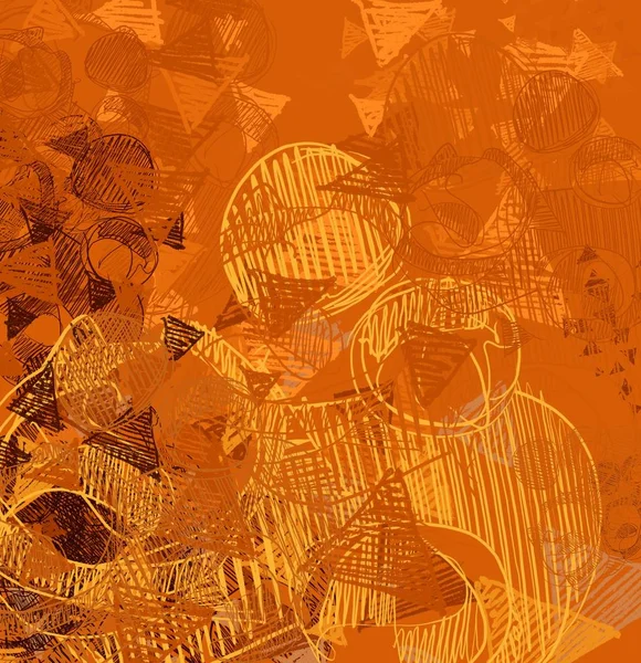 elle çizilmiş dikişsiz desenli arka plan