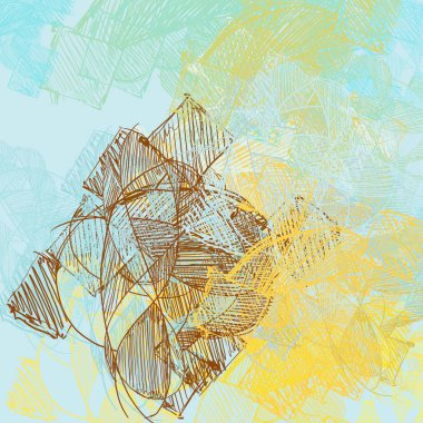 Metnin için alanı olan soyut arkaplan