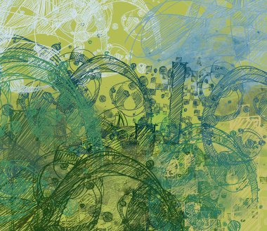 Tasarımınız için alanı olan soyut grunge arkaplanı