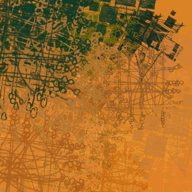 farklı desenler ile vintage grunge arka plan