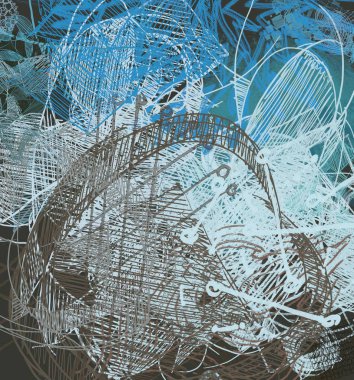 Tasarımınız için alanı olan soyut arkaplan