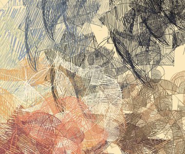 Farklı renk kalıplarına sahip soyut grunge arkaplanı