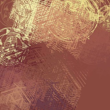 Grunge arka plan ile soyut desen