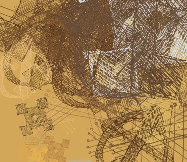 farklı desenlere sahip soyut grunge arkaplanı