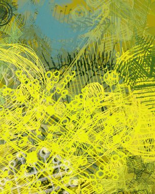 farklı desenlere sahip soyut grunge arkaplanı