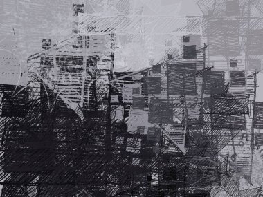 farklı desenlere sahip soyut grunge arkaplanı