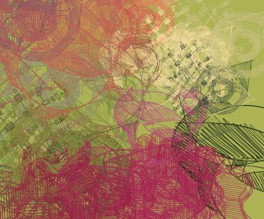 Metnin için alanı olan soyut arkaplan