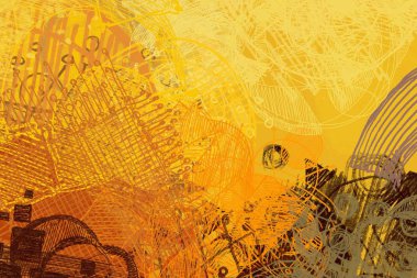 Grunge elemanları ile Vintage sanat arka plan