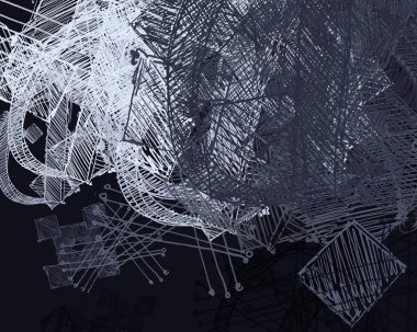 Farklı renk kalıplarına sahip soyut grunge arkaplanı