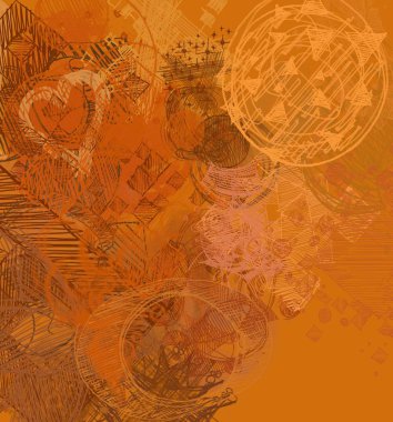 Farklı renk kalıplarına sahip soyut grunge arkaplanı