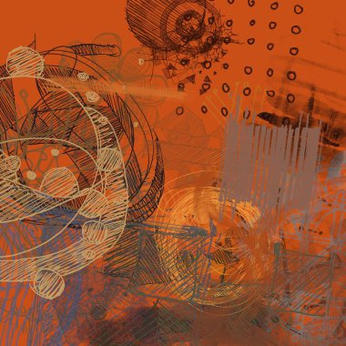 Farklı renk kalıplarına sahip soyut grunge arkaplanı