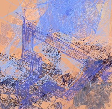 Farklı renk kalıplarına sahip soyut arkaplan