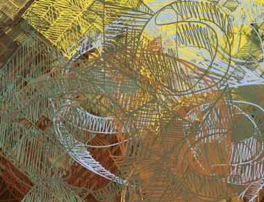 Farklı renk kalıplarına sahip soyut grunge arkaplanı