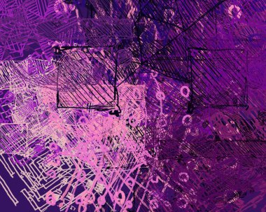 Farklı renk kalıplarına sahip soyut grunge arkaplanı