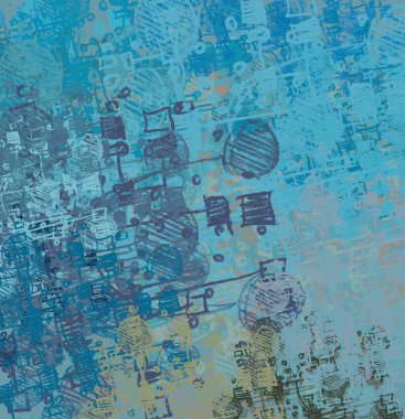 Farklı renk kalıplarına sahip soyut grunge arkaplanı