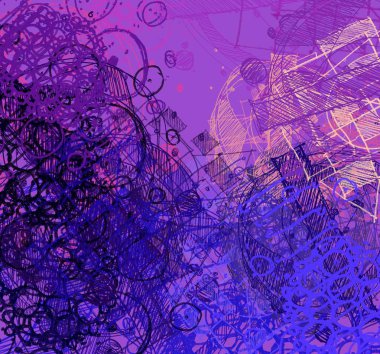 Grunge desenleri ile soyut arka plan