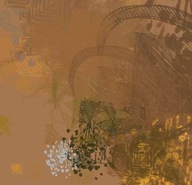 dizaynınız için alanı olan grunge arkaplanı