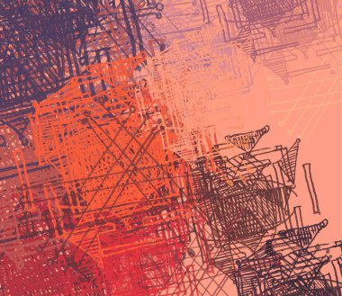 farklı desenlere sahip soyut grunge arkaplanı