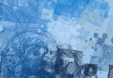 Metnin için alanı olan soyut arkaplan