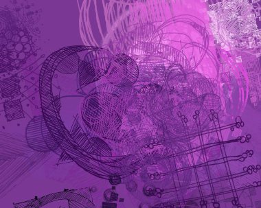 Tasarımınız için alanı olan soyut arkaplan