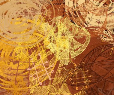 Metnin için alanı olan soyut arkaplan