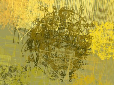 sarı desenler ile soyut arka plan