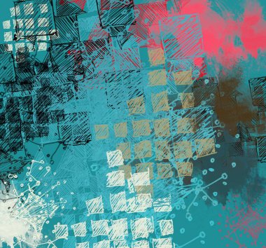 Metin için alanı olan soyut arkaplan