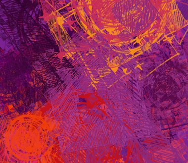 Farklı renk kalıplarına sahip soyut grunge arkaplanı