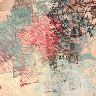 Metin için alanı olan soyut grunge arkaplanı