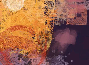 soyut arka plan çizim, kopya alanı duvar kağıdı