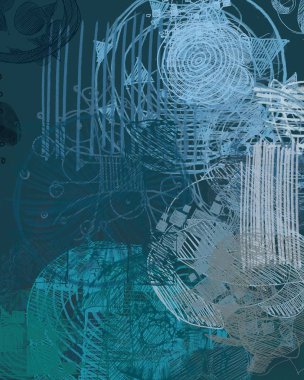 soyut arka plan çizim, kopya alanı duvar kağıdı