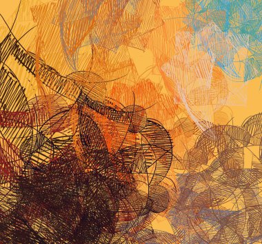 soyut arka plan çizim, kopya alanı duvar kağıdı