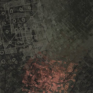 soyut grafik çizim, kopyalama alanı şablonu için arka plan