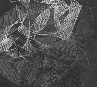 soyut grafik çizim, kopyalama alanı şablonu için arka plan