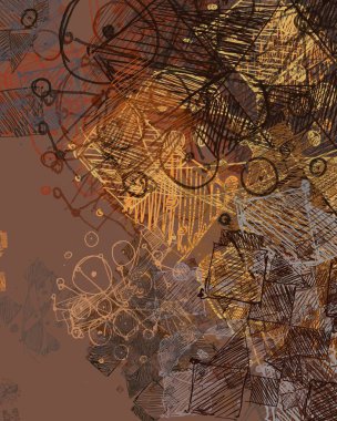 soyut grafik çizim, kopyalama alanı şablonu için arka plan