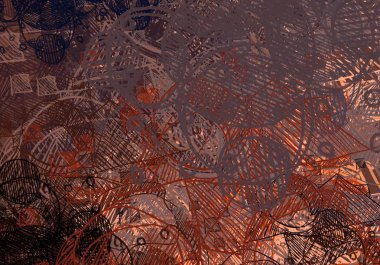 soyut grafik çizim, kopyalama alanı şablonu için arka plan