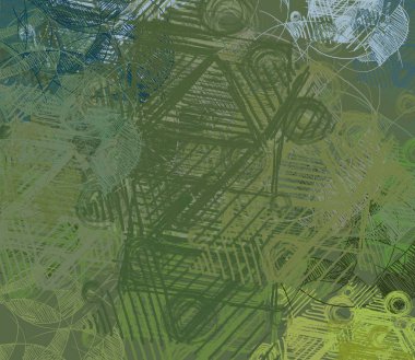 sorunsuz soyut grafik çizim, kopyalama alanı şablonu için arka plan