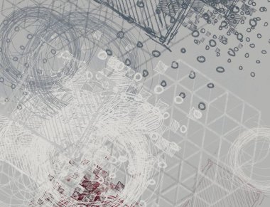 sorunsuz soyut grafik çizim, kopyalama alanı şablonu için arka plan