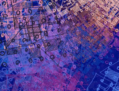 sorunsuz soyut grafik çizim, kopyalama alanı şablonu için arka plan