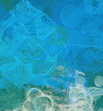 sorunsuz soyut sanat çizimi, kopyalama alanı şablonu için arka plan